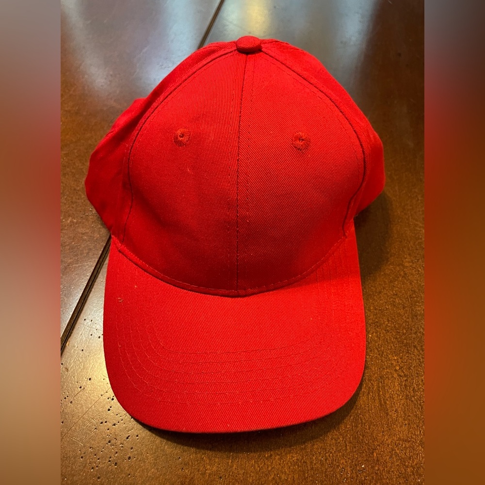 Amazon red baseball hat